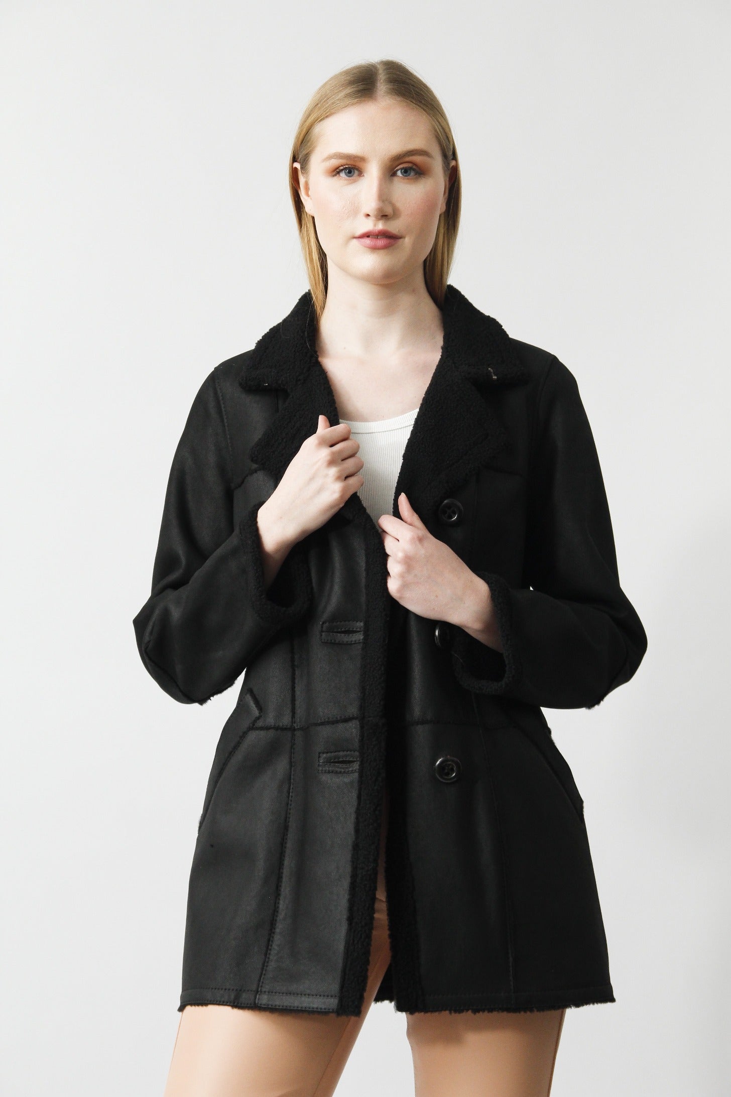 Christ lammfelljacke damen Clearance